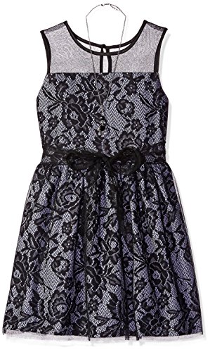 amy byer black dress Novara Lace Midi Dress in Black