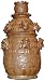 12 Dragon heads vase - hand glazed ceramic