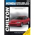 Honda Civic and del Sol 1996-2000 (Chilton's Total Car Care Repair Manual) by Chilton Editors