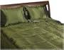 Aeolus Down Full/Queen 3-Piece Down Comforter Set, Green