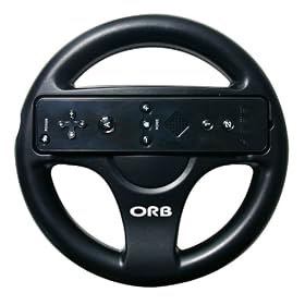 Volant de course sans t�l�commande pour Nintendo Wii - Noir