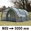 XXL Tunnelzelt, f�r 6 Personen - oliv-gr�n/grau 5000mm Ws