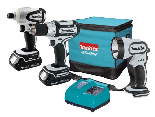Makita LCT300W 18V Compact Lithium-Ion 3PC Cordless Combo