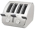 T-Fal TT7495002 Avante Deluxe 4-Slice Toaster, Stainless Steel