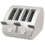 T-Fal TT7495002 Avante Deluxe 4-Slice Toaster, Stainless Steel