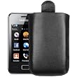 mumbi Leder Tasche Samsung Star 3 H�lle Etui Ledertasche mit Ausziehhilfe