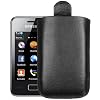 mumbi Leder Tasche Samsung Star 3 H�lle Etui Ledertasche mit Ausziehhilfe