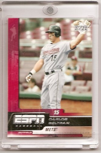 2005 Upper Deck ESPN #36 Carlos Beltran New York Mets Baseball Card - Mint Condition- Shipped In Protective Screwdown Case!