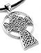 St. Andrew's Sterling Silver Celtic Knot High Cross Pendant Necklace