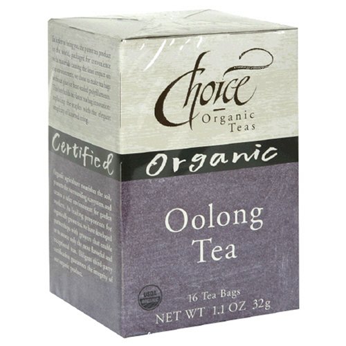 Choice Organic Oolong Tea, 16-Count Box 