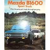 1973 MAZDA B 1600 Sales Brochure Literature Book Piece by Mazda