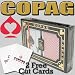 COPAG Dual Index Poker Peek 100% Plastic Cards - Free Copag Cut Cards