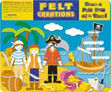 Pirate Ship Felt Creations Play Set