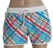 Damen Badeshorts Shorts Badehose Boardshorts Hellblau L