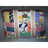 NWT Designer Inspired Signature Patchwork Tote Handbag