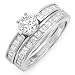 2.00 CT Sterling Silver Ladies Round and Princess Cubic Zirconia CZ Wedding Engagement Ring Set with Bridal Matching Band (Available in size 5, 6, 7, 8) size 7 2.00 CT Sterling Silver Ladies Round and Princess Cubic Zirconia CZ Wedding Engagement Ring Set with Bridal Matching Band (Available in size 5, 6, 7, 8) size 7