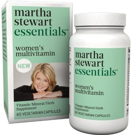 Martha Stewart Essentials Women's Multi Vitamin, 60 Vegetarian Capsules by Martha Stewart Essentials