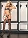 2Pc Velvet Trimmed Padded Underwire Bra And G-String