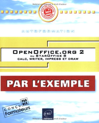 Cover image : Open Office.org 2 : Ou StarOffice 8 Calc, writer, impress et draw