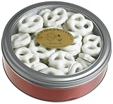 Bergin Nut Company Yogurt Pretzels - Small Cranberry Tin, 10-Ounce Tin