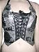 Gasoline Glamour Silver Crackle Trouble Custom Leather Vest