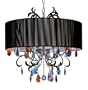 Shimmer 23 1/2" Wide Colored Crystal Chandelier