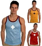 Andrew Christian Cross Tank Mesh Top