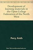 Development of learning materials in the Open College Federation of the North West