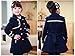 Girls Winter Faux Wool Collar Coats Warm Jacket Long Outerwear Parka Overcoat
