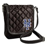 MLB New York Mets Quilted Purse, Black