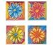 Daisy Squares and Stripes Art