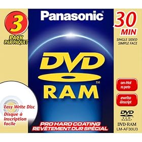 8CM Rewritable DVD-RAM for Camcorders by Panasonic