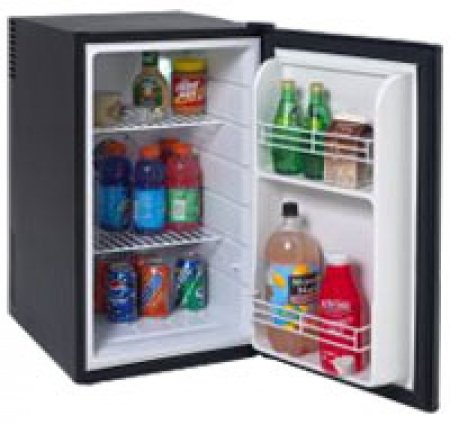 Black Undercounter SUPERCONDUCTOR Refrigerator 2.5 Cu. Ft. Capacity/ Unique Super Conductor Heat Pipe Technology/ Tall Bottle Rack/ Reversible Door/ Black