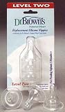 Standard - Level 2 Silicone Nipple - 3 Pack