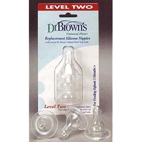 Click here to buy Standard - Level 2 Silicone Nipple - 3 Pack by Handi Craft.