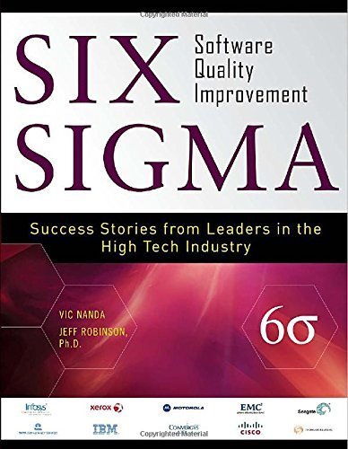 Six Sigma Software Quality Improvement 1st edition by Nanda, Vic, Robinson, Jeffrey (2011) Hardcover