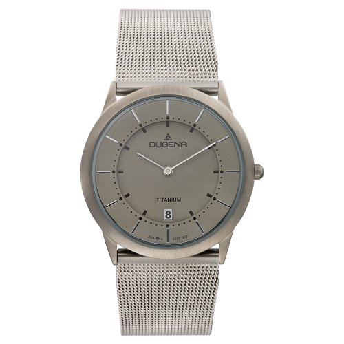 DUGENA DESIGN Herrenuhr Quarzuhr mit Metallband  4460337
