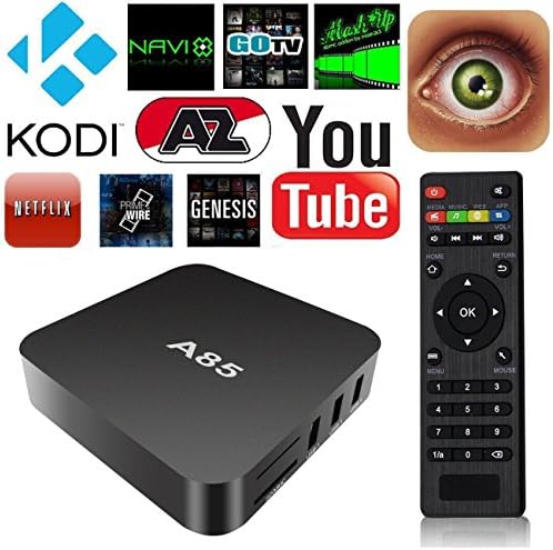 A85 Android TV Box Kodi Pre Installed Amlogic S805 Quad Core Android 4.4 1GB RAM 8GB ROM Support WiFi 1080P Smart TV Box