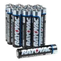 Maximum Plus Alkaline Batteries in Reclosable Storage Pack, AAA Size, 12/Pack RAY82412RVP