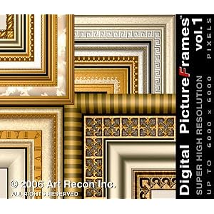 Digital PictureFrames (tm) Vol.1 Super High Resolution: Up To 6000x6000 pixels for PhotoshopCS4