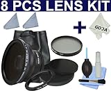 8 Pcs Kit for Nikon D3100 D3000 18-55MM Canon Rebel T1i XT XS 18-55MM(with  ....