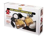 Custom LeatherCraft PK2730 Suede Leather Work Apron & -InchEasy-Swivel-Inch Kneepads Box Set