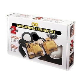 Custom LeatherCraft PK2730 Suede Leather Work Apron and -InchEasy-Swivel-Inch Kneepads Box... by Custom Leather Craft