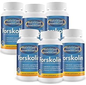 100% PURE FORSKOLIN ★ BEST Recommended Forskolin Dosage - Best Quality Forskolin with 100% Moneyback Guarantee - Organic Forskolin Promoting Weight Loss, Lean Body Mass, and Metabolism - 6 Month Supply