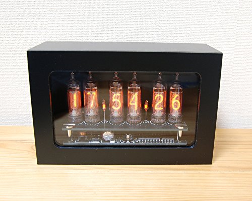 Mat Black IN-16 nixie tube clock ニキシー時計
