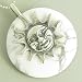 Positive Energy Happy Sun Protect Amulet White Howlite Pendant