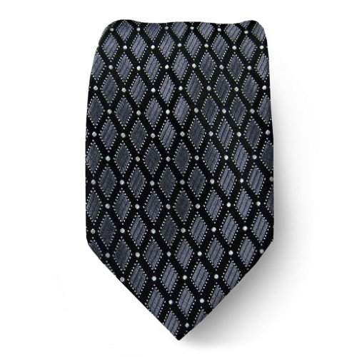Men's Sean John Silk Tie-Black - Gray