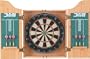 DMI Bristle Dartboard in Oak Finish Cabinet