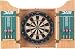 DMI Bristle Dartboard in Oak Finish Cabinet