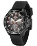 H3 Tactical Men's H3.222231.09 FIELD OPS Black Ion-Plated Stainless Steel Chronograph Watch